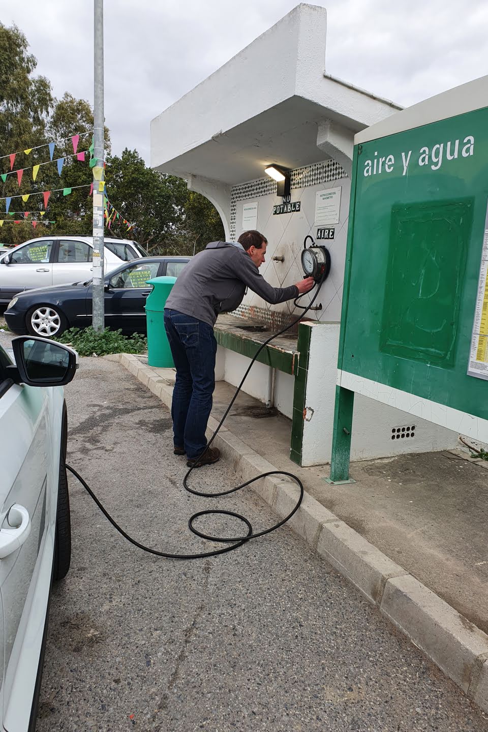 Onze banden blazen in Andalusië