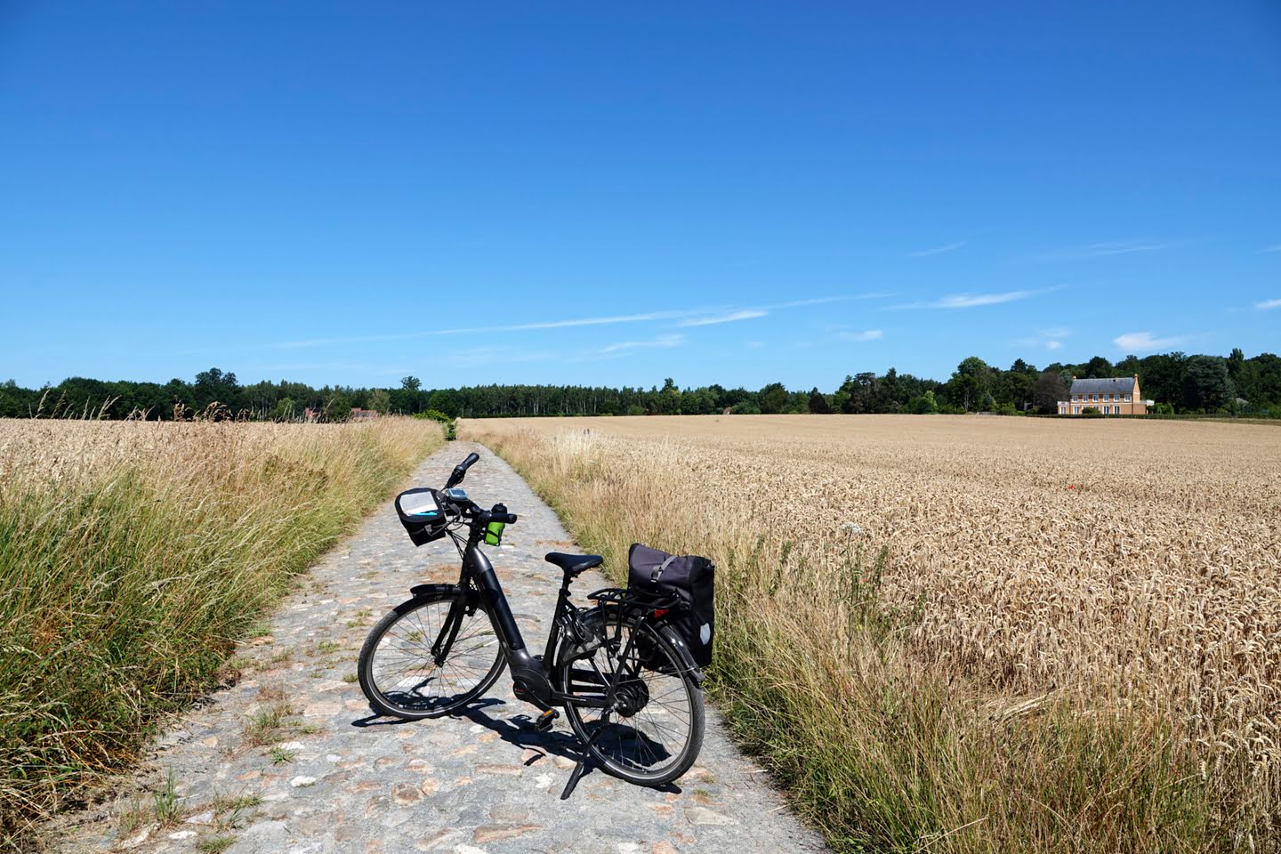 Uitzicht langs de Groene Gordelroute