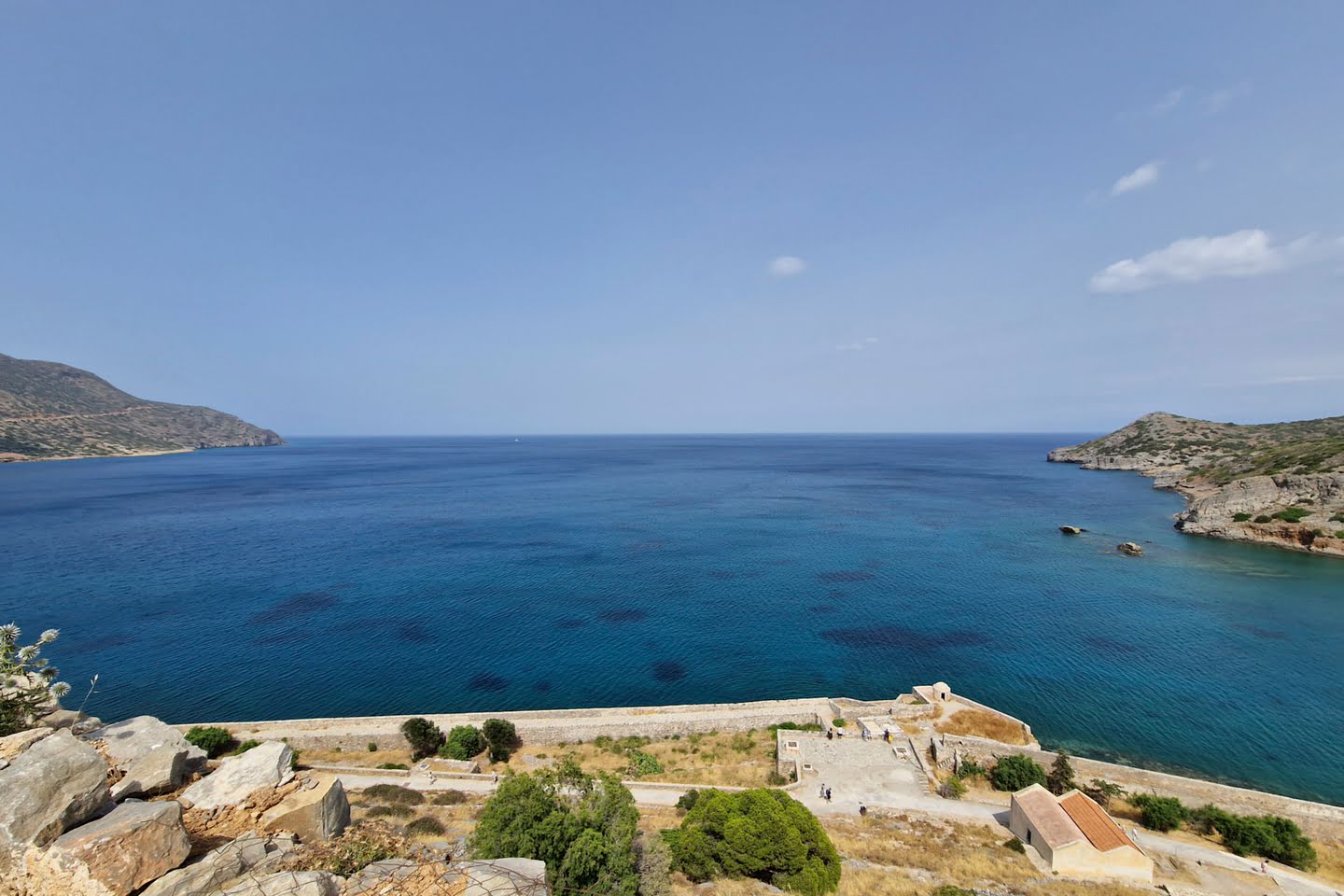 Uitzicht vanop Spinalonga