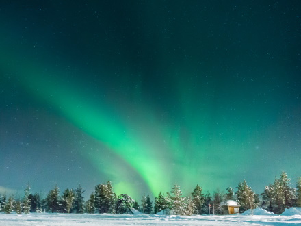 De magische winter in Lapland