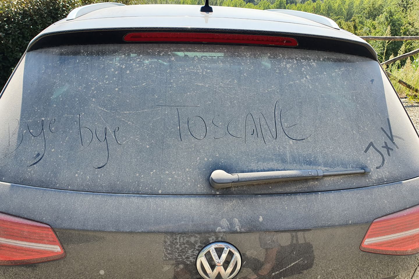 De lange autorit terug vanuit Toscane