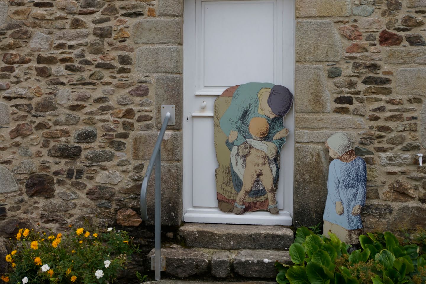 Een toilet tijdens een wandeling in Frankrijk