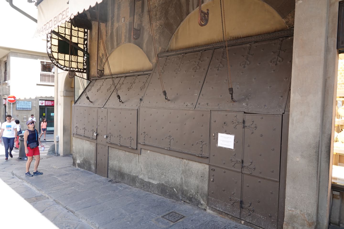 Winkel afsluiten op Ponte Vecchio