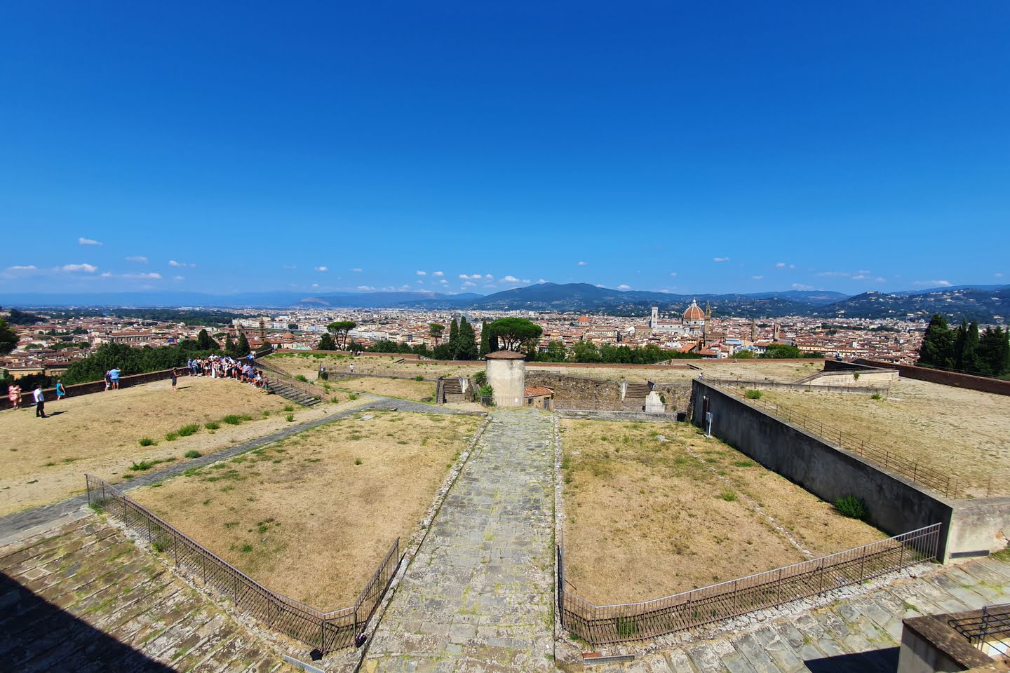 Uitzicht vanop het Forte di Belvedere