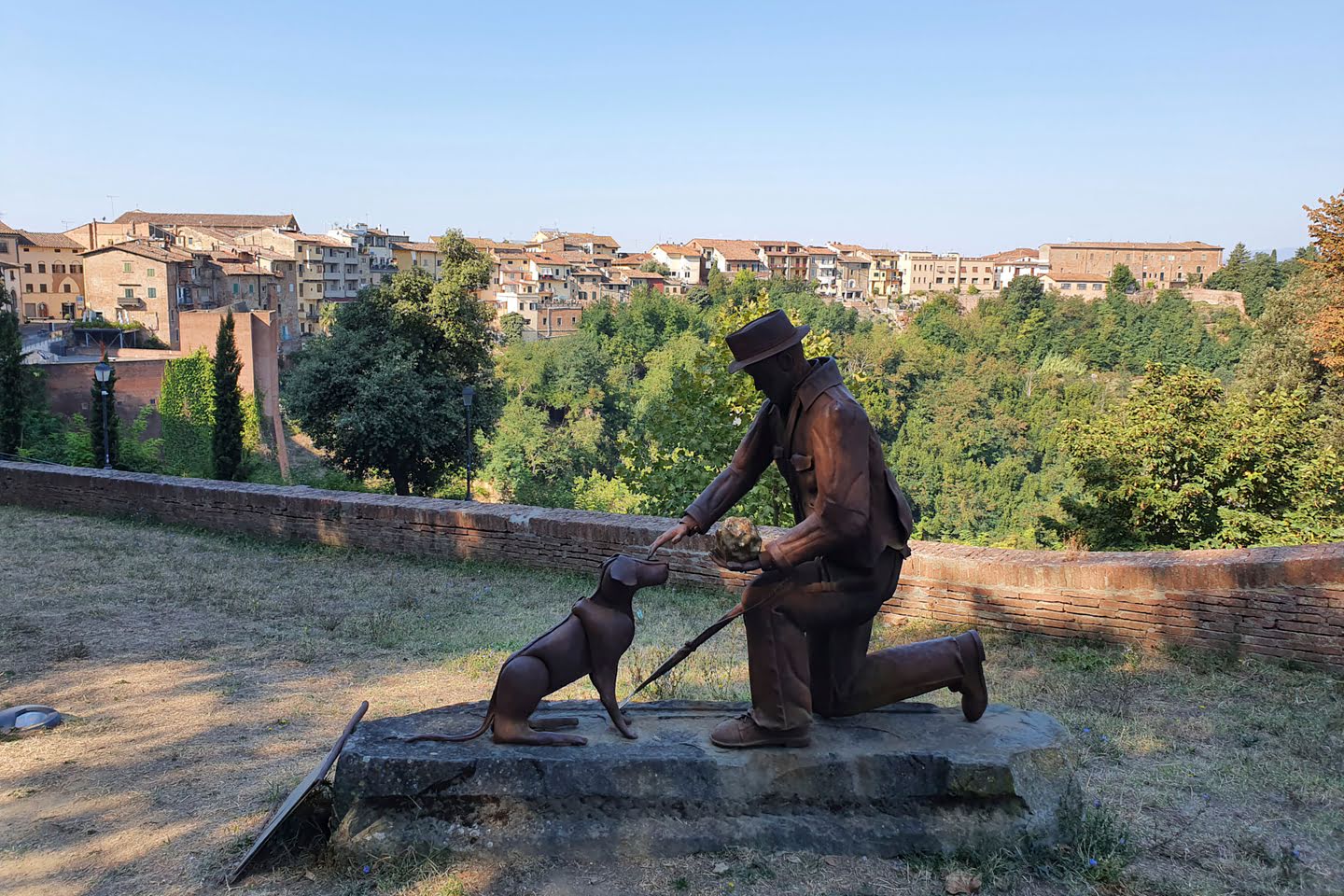 De truffeljager in San Miniato